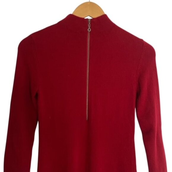 Forte Mock Neck Cashmere Sweater Dress XSmall - Picture 4 of 5